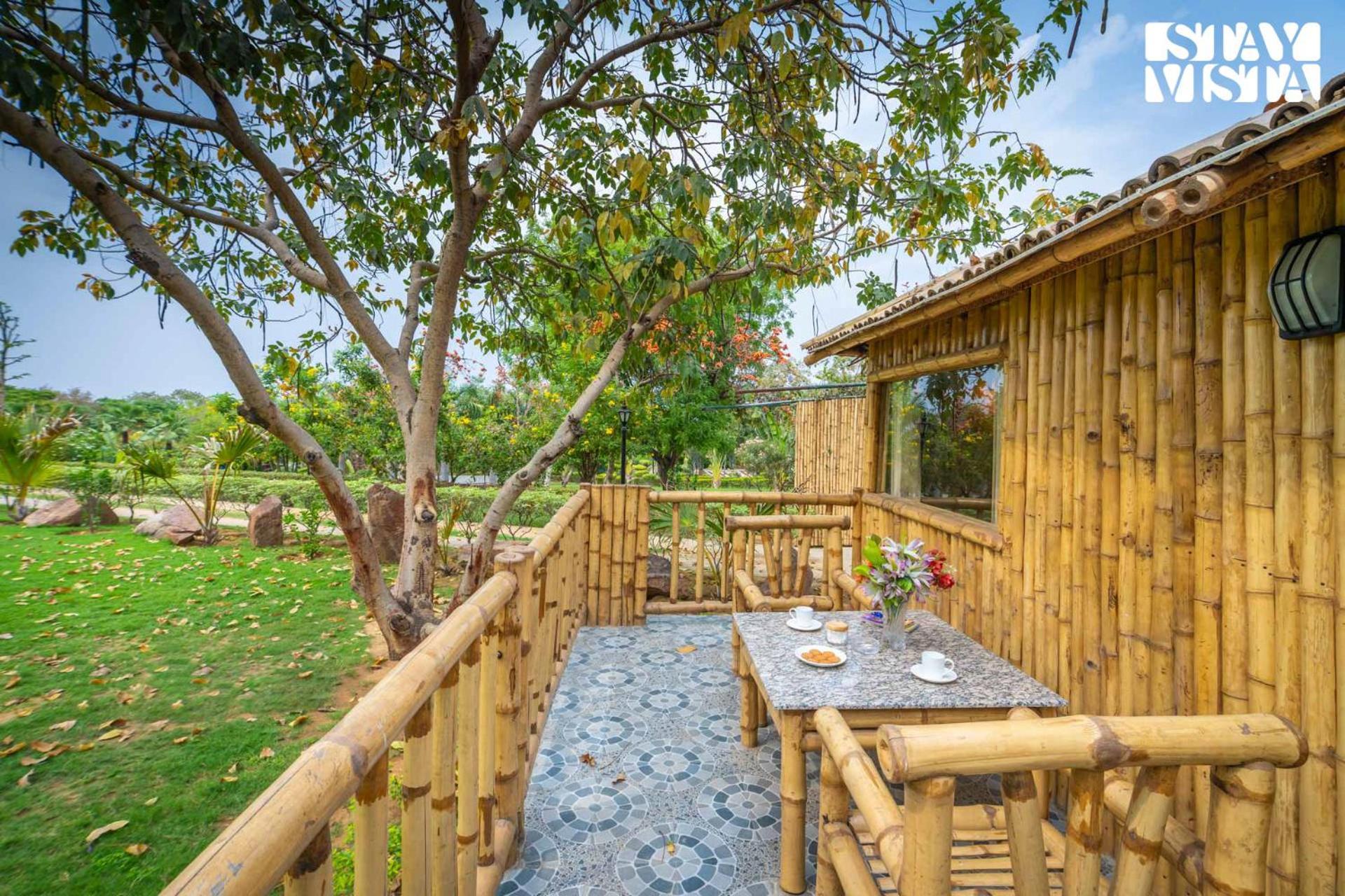 Stayvista At Maple Farms With Pool, Bbq & Bonfire Sohna Buitenkant foto